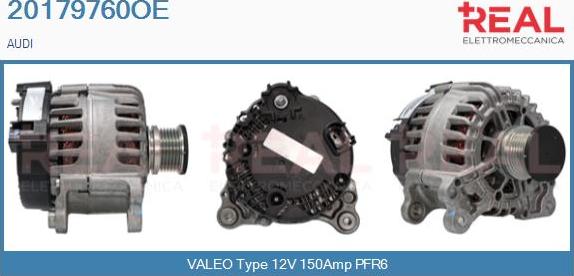 REAL 20179760OE - Ģenerators adetalas.lv