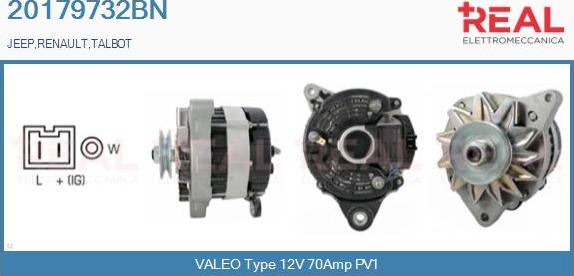 REAL 20179732BN - Ģenerators adetalas.lv