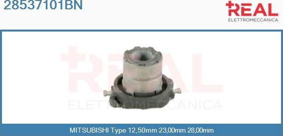 REAL 28537101BN - Kolektora gredzens, Ģenerators adetalas.lv
