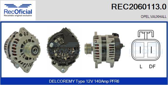 RECOFICIAL REC2060113.0 - Ģenerators adetalas.lv