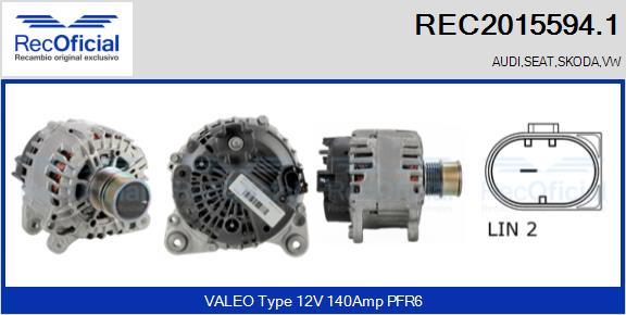 RECOFICIAL REC2015594.1 - Ģenerators adetalas.lv