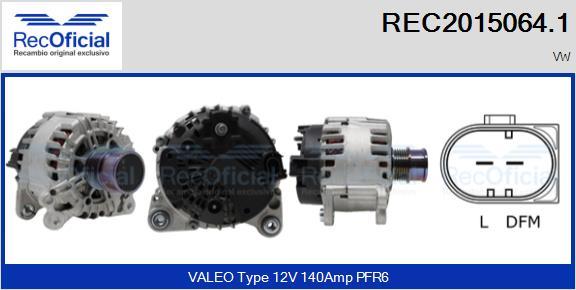 RECOFICIAL REC2015064.1 - Ģenerators adetalas.lv