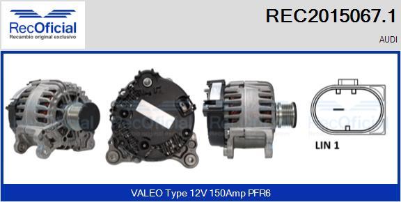 RECOFICIAL REC2015067.1 - Ģenerators adetalas.lv