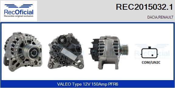 RECOFICIAL REC2015032.1 - Ģenerators adetalas.lv