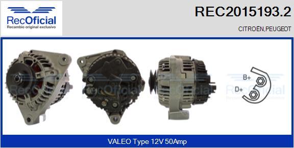 RECOFICIAL REC2015193.2 - Ģenerators adetalas.lv