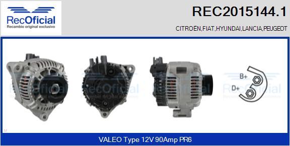 RECOFICIAL REC2015144.1 - Ģenerators adetalas.lv