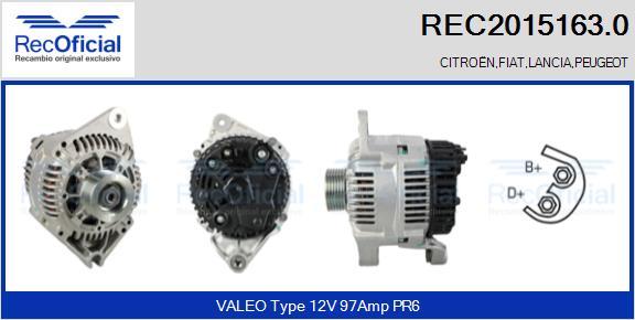 RECOFICIAL REC2015163.0 - Ģenerators adetalas.lv