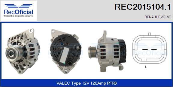 RECOFICIAL REC2015104.1 - Ģenerators adetalas.lv