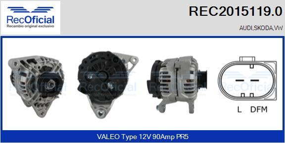 RECOFICIAL REC2015119.0 - Ģenerators adetalas.lv