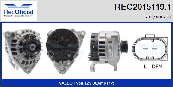 RECOFICIAL REC2015119.1 - Ģenerators adetalas.lv