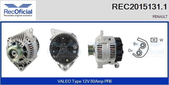 RECOFICIAL REC2015131.1 - Ģenerators adetalas.lv