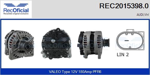 RECOFICIAL REC2015398.0 - Ģenerators adetalas.lv