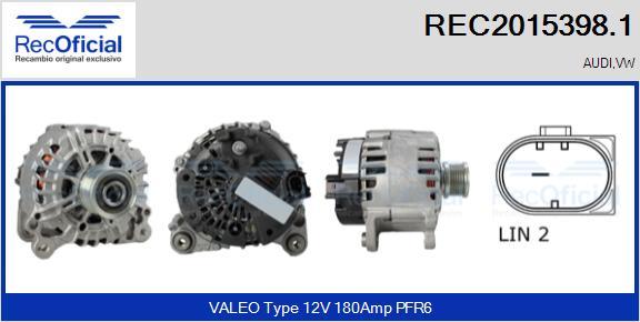 RECOFICIAL REC2015398.1 - Ģenerators adetalas.lv