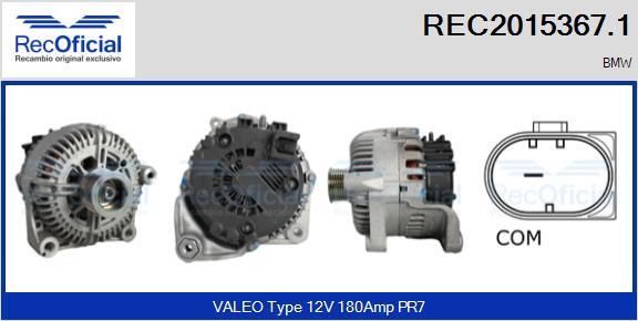 RECOFICIAL REC2015367.1 - Ģenerators adetalas.lv