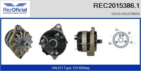 RECOFICIAL REC2015386.1 - Ģenerators adetalas.lv