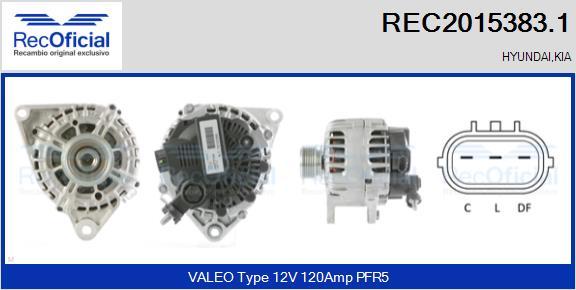 RECOFICIAL REC2015383.1 - Ģenerators adetalas.lv