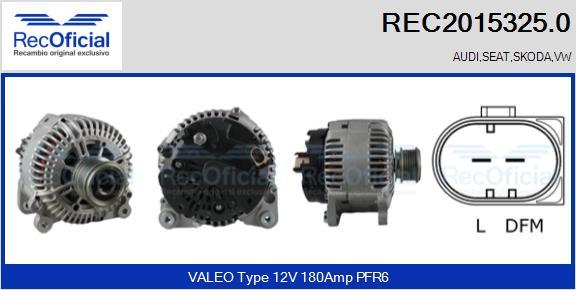 RECOFICIAL REC2015325.0 - Ģenerators adetalas.lv