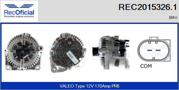 RECOFICIAL REC2015326.1 - Ģenerators adetalas.lv