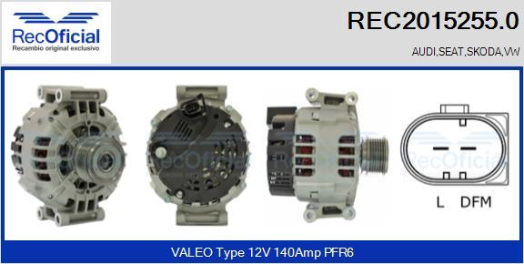 RECOFICIAL REC2015255.0 - Ģenerators adetalas.lv
