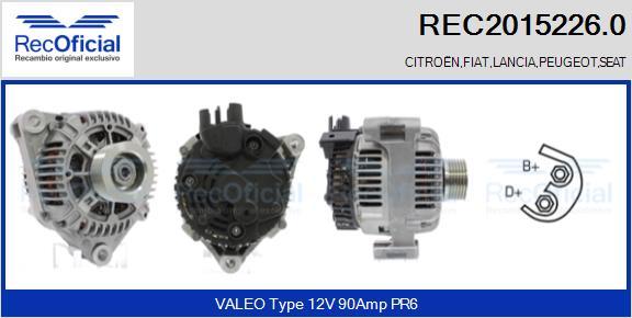 RECOFICIAL REC2015226.0 - Ģenerators adetalas.lv