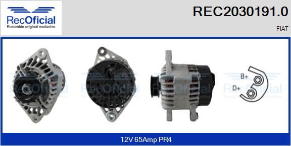 RECOFICIAL REC2030191.0 - Ģenerators adetalas.lv