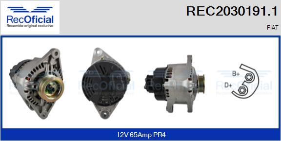 RECOFICIAL REC2030191.1 - Ģenerators adetalas.lv