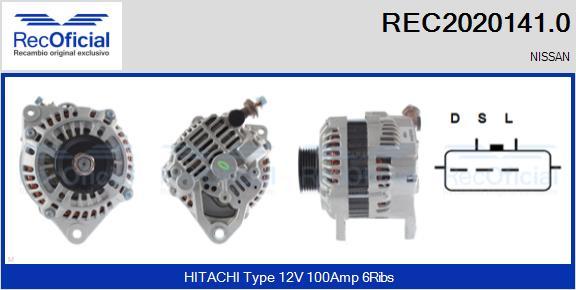RECOFICIAL REC2020141.0 - Ģenerators adetalas.lv