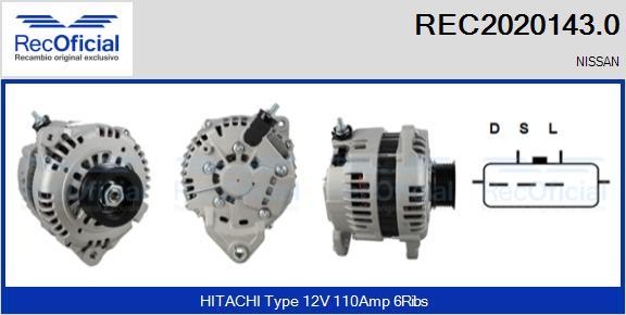 RECOFICIAL REC2020143.0 - Ģenerators adetalas.lv