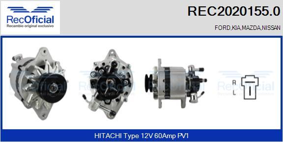 RECOFICIAL REC2020155.0 - Ģenerators adetalas.lv