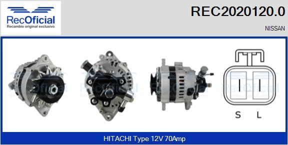 RECOFICIAL REC2020120.0 - Ģenerators adetalas.lv