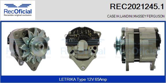 RECOFICIAL REC2021245.1 - Ģenerators adetalas.lv