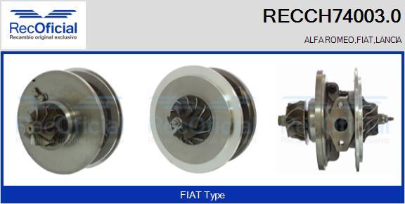 RECOFICIAL RECCH74003.0 - Serdeņa bloks, Turbokompresors adetalas.lv