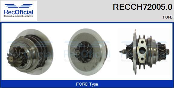RECOFICIAL RECCH72005.0 - Serdeņa bloks, Turbokompresors adetalas.lv