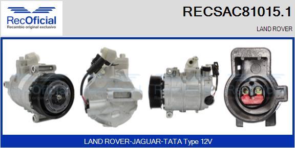 RECOFICIAL RECSAC81015.1 - Kompresors, Gaisa kond. sistēma adetalas.lv