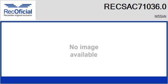 RECOFICIAL RECSAC71036.0 - Kompresors, Gaisa kond. sistēma adetalas.lv