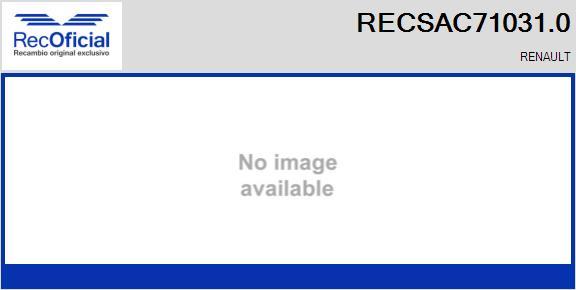 RECOFICIAL RECSAC71031.0 - Kompresors, Gaisa kond. sistēma adetalas.lv