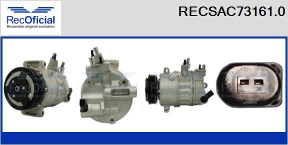 RECOFICIAL RECSAC73161.0 - Kompresors, Gaisa kond. sistēma adetalas.lv