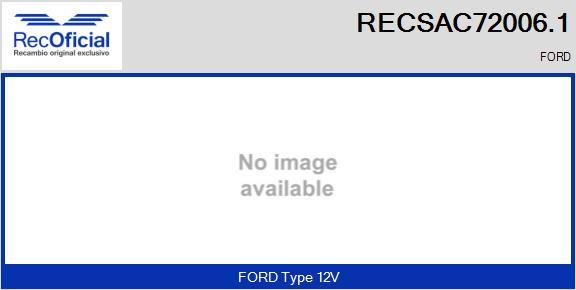 RECOFICIAL RECSAC72006.1 - Kompresors, Gaisa kond. sistēma adetalas.lv