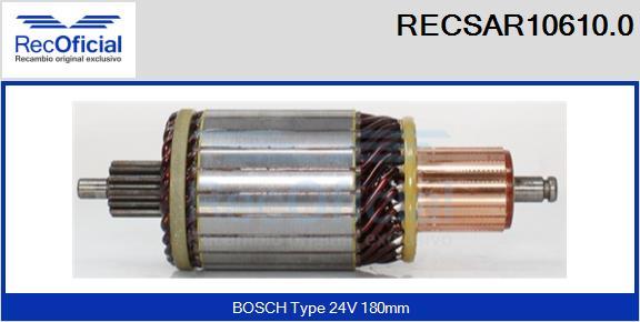 RECOFICIAL RECSAR10610.0 - Enkurs, Starteris adetalas.lv