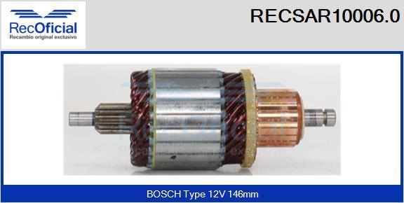 RECOFICIAL RECSAR10006.0 - Enkurs, Starteris adetalas.lv