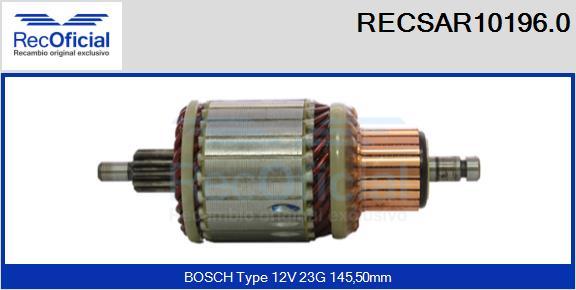 RECOFICIAL RECSAR10196.0 - Enkurs, Starteris adetalas.lv