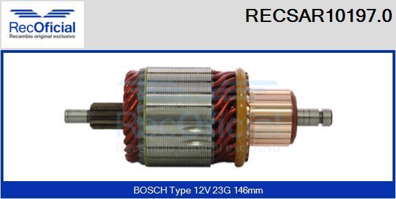 RECOFICIAL RECSAR10197.0 - Enkurs, Starteris adetalas.lv