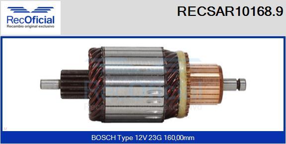 RECOFICIAL RECSAR10168.9 - Enkurs, Starteris adetalas.lv