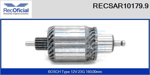 RECOFICIAL RECSAR10179.9 - Enkurs, Starteris adetalas.lv