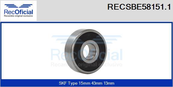 RECOFICIAL RECSBE58151.1 - Gultnis adetalas.lv