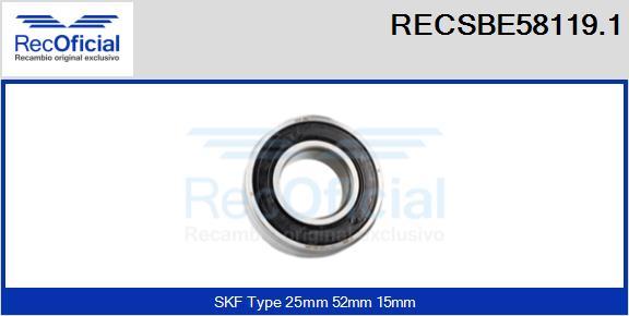 RECOFICIAL RECSBE58119.1 - Gultnis adetalas.lv