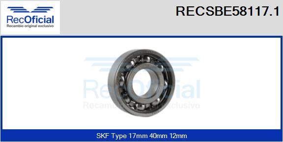 RECOFICIAL RECSBE58117.1 - Gultnis adetalas.lv