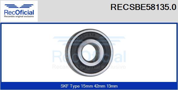 RECOFICIAL RECSBE58135.0 - Gultnis adetalas.lv