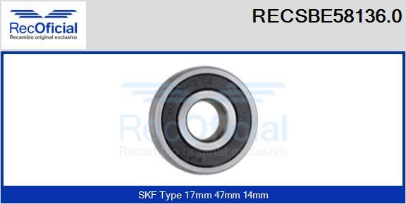 RECOFICIAL RECSBE58136.0 - Gultnis adetalas.lv