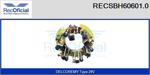 RECOFICIAL RECSBH60601.0 - Kronšteins, Ogļu sukas adetalas.lv